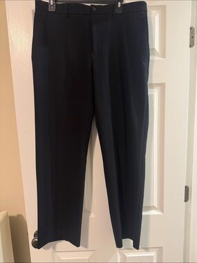 Savane Men's Black Dress Slacks